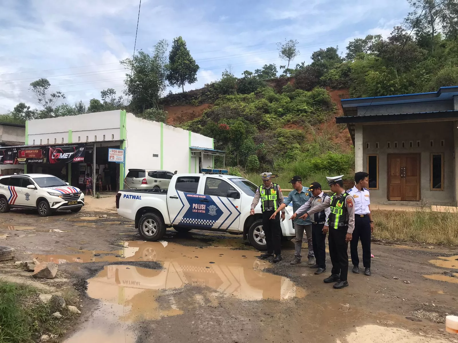 Satlantas Polres Lebong Lakukan Survei Jalan Bersama Lintas Sektoral, Petakan Titik Rawan.