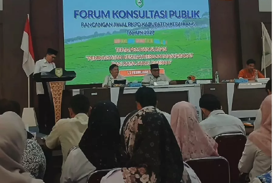 Kawal Rancangan Awal RKPD 2027, Dinas PUPR Kepahiang  Tekankan Sinergi Infrastruktur Kabupaten