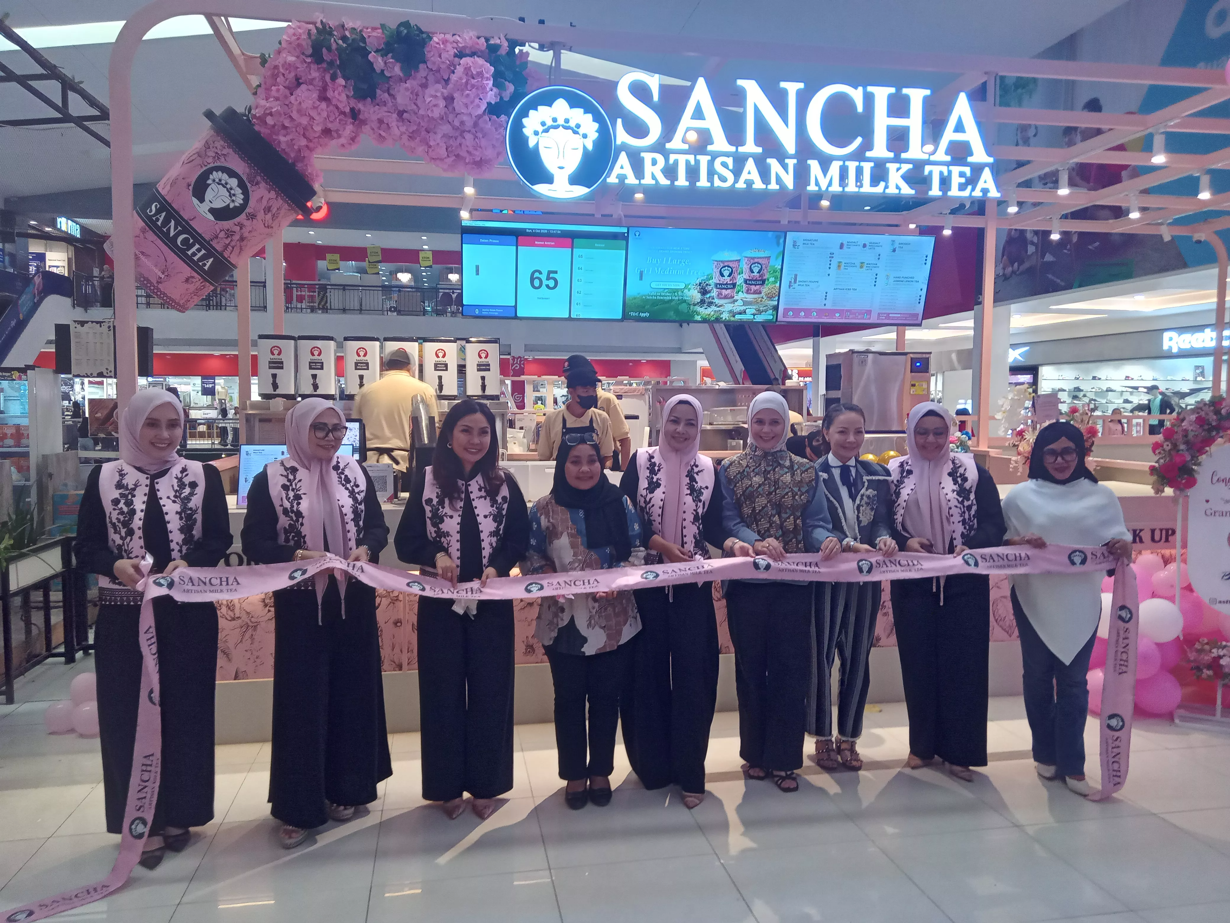 Sancha Buka Gerai di Bengkulu, Teh Artisan Kekinian Kini Hadir di Bencoolen Mall