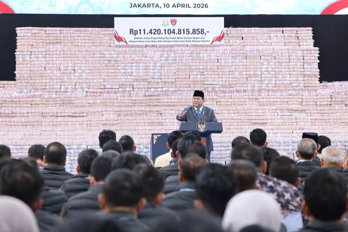 Negara Amankan Rp11,42 T dari Penertiban Perkebunan dan Tambang Ilegal, Prabowo: Kerja yang Tak Mudah