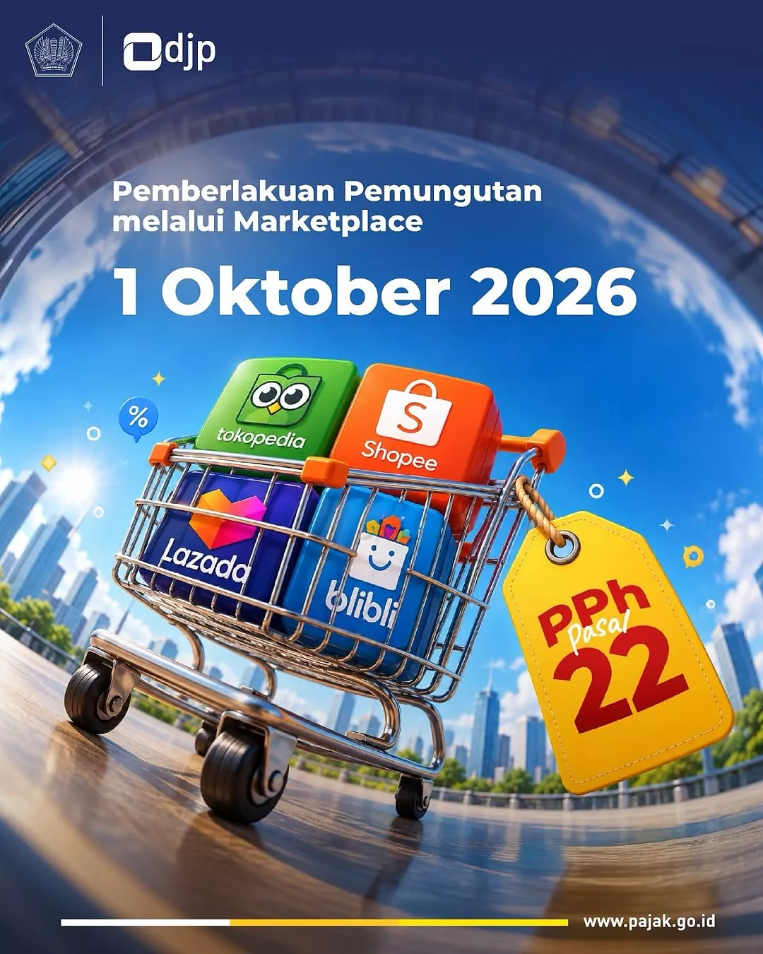 Sejak 1 Oktober 2026, Shopee hingga Lazada Resmi Pungut PPh 22 Pedagang Marketplace