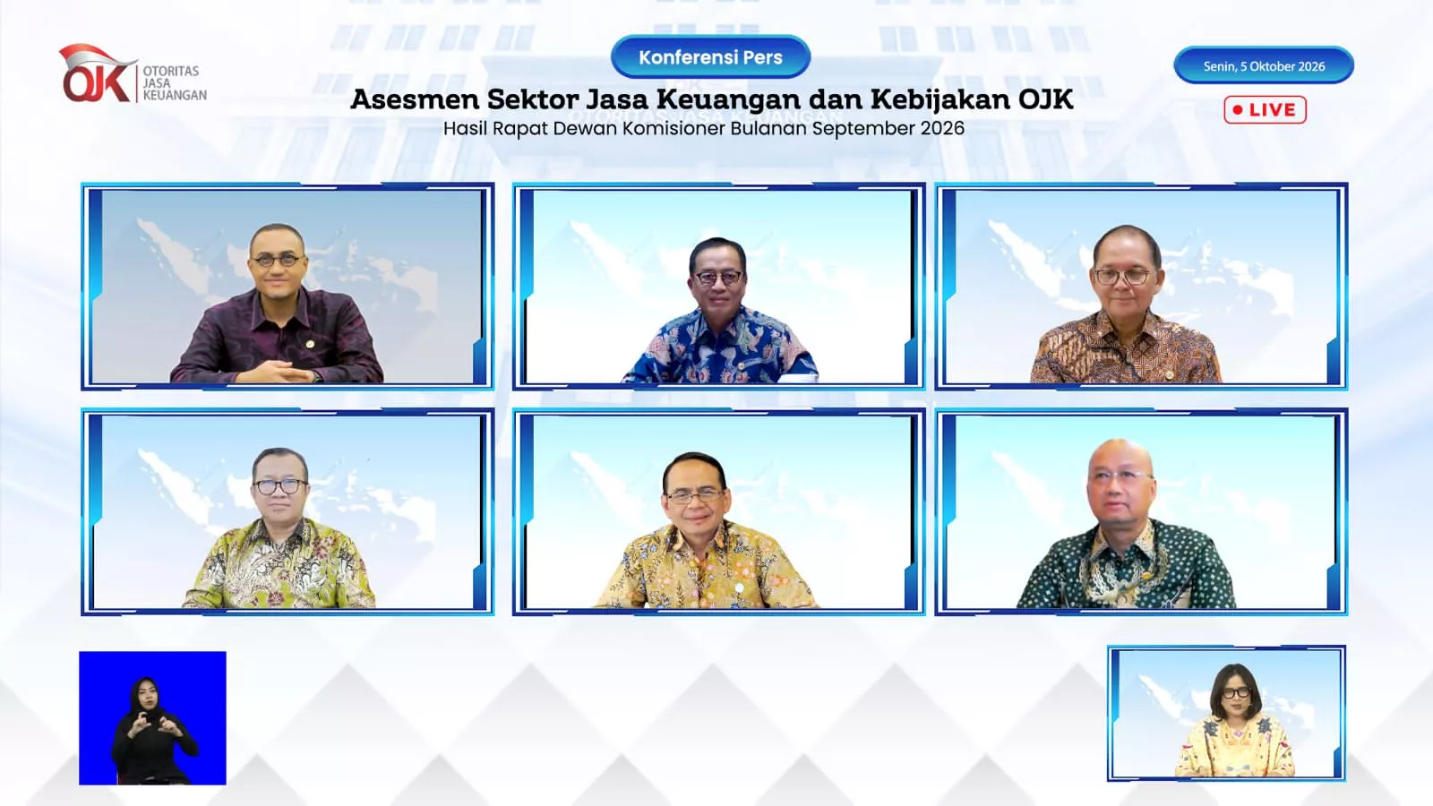 OJK: Sektor Jasa Keuangan Tetap Stabil, Ekonomi Indonesia Dinilai Tangguh Hadapi Gejolak Global