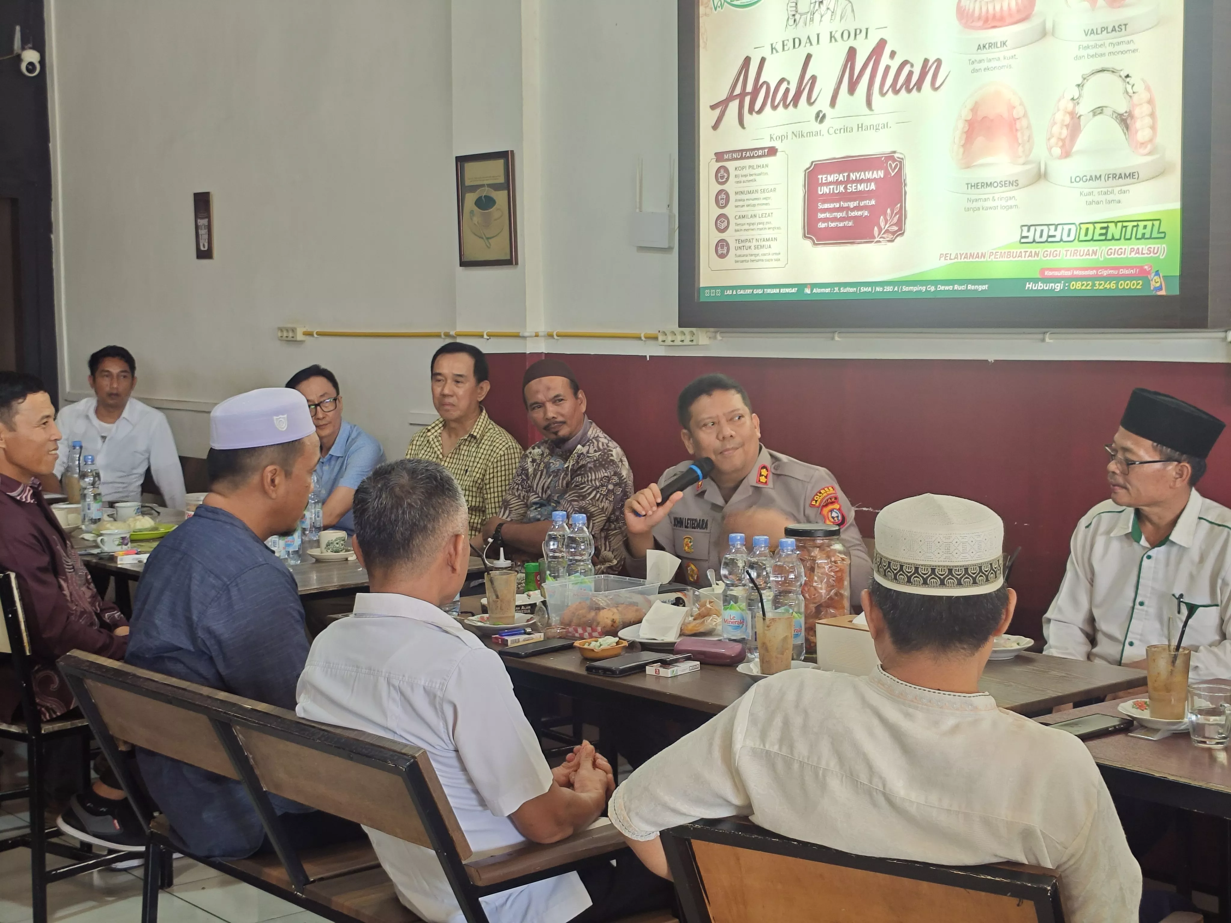 Kapolres Inhu Silaturahmi dengan FKUB dan Tokoh Lintas Agama Perkuat Kamtibmas