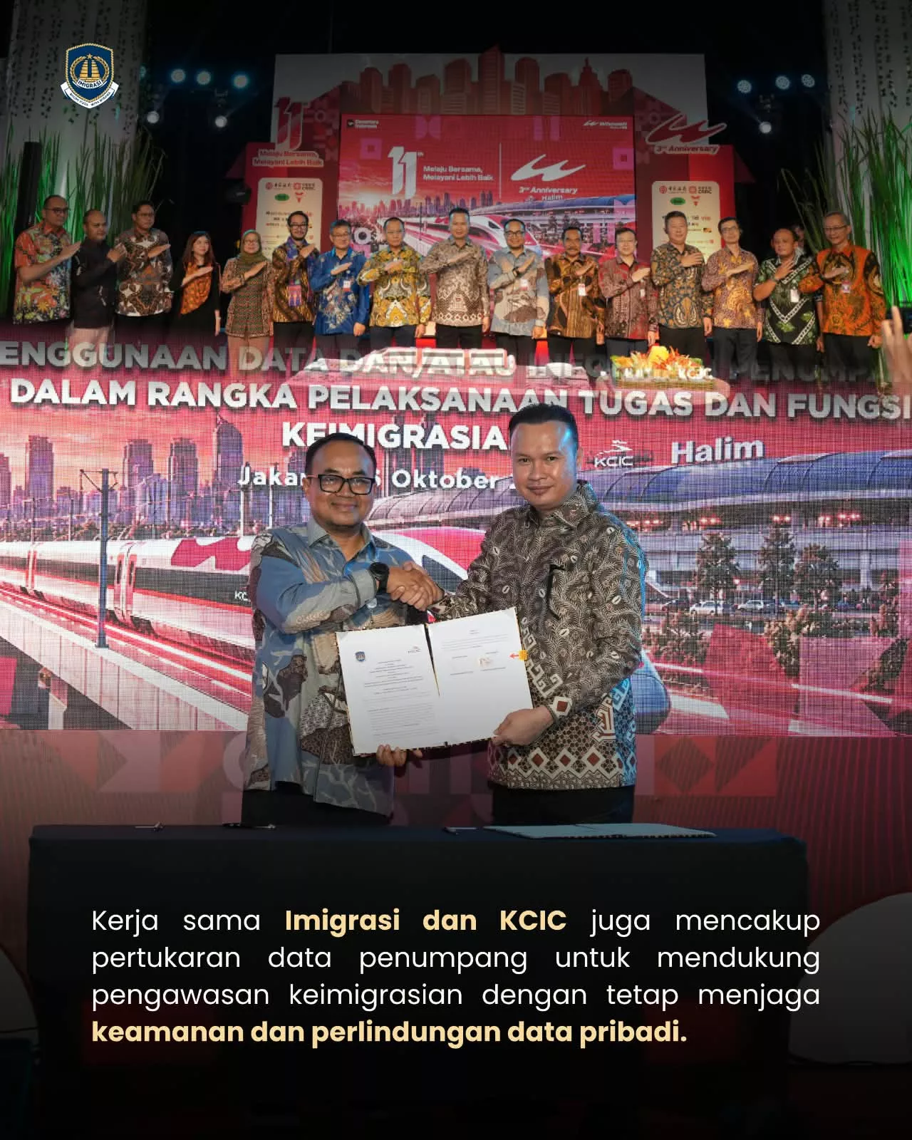 Imigrasi-KCIC Luncurkan Pemesanan Whoosh via All Indonesia