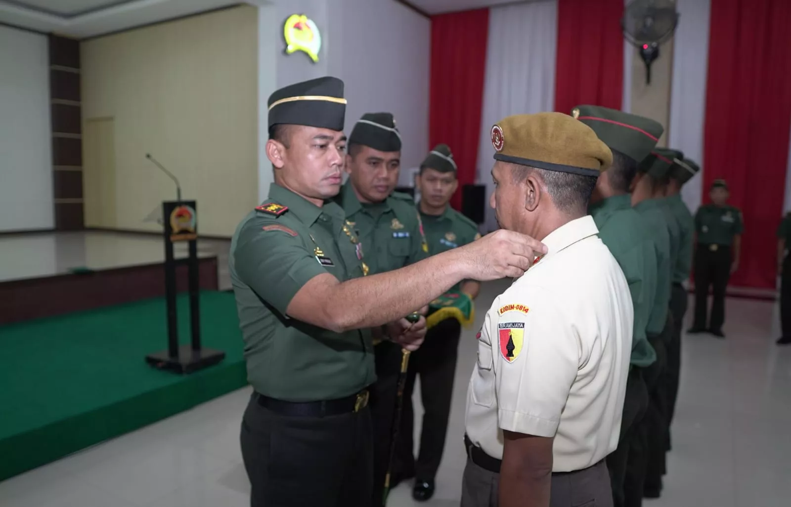 Dandim 0814/Jombang Pimpin Upacara Kenaikan Pangkat Periode 1 Oktober