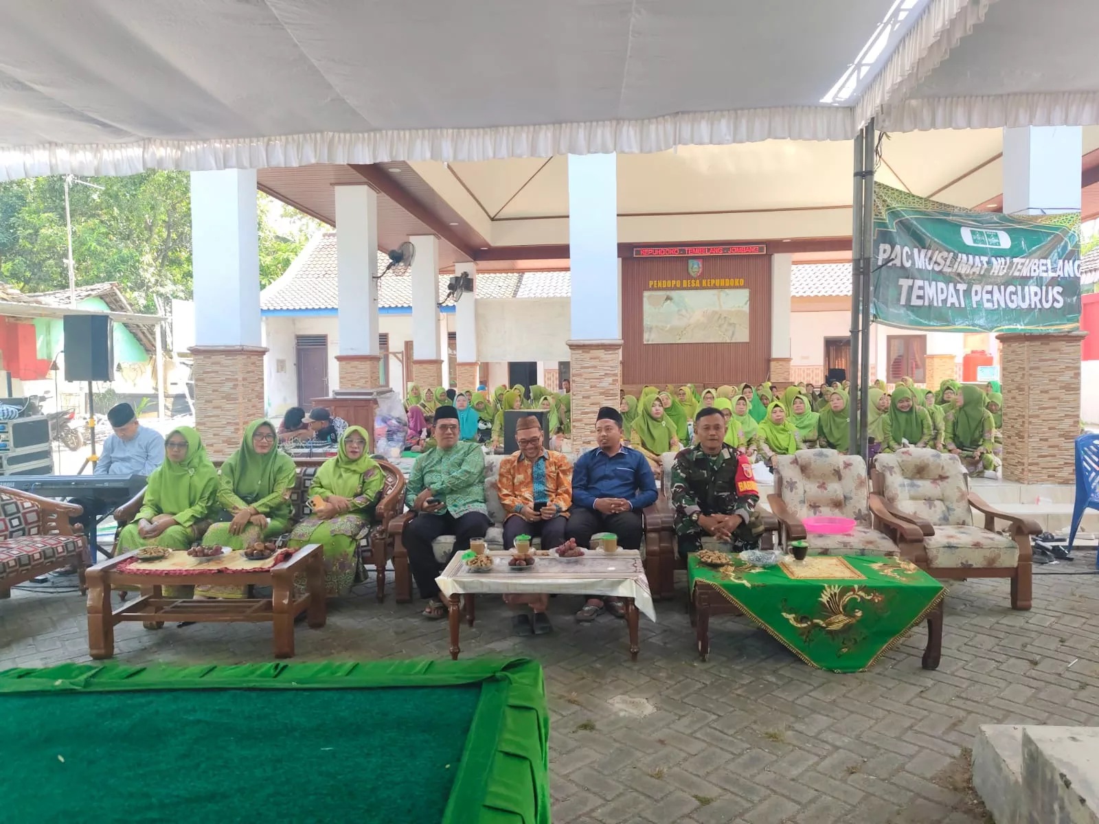 Babinsa Tembelang Hadiri Pengajian PAC NU di Kepuhdoko