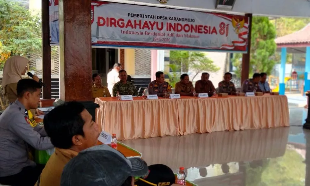 Danramil Plandaan Hadiri Rakor Persiapan Culture Carnival Karangmojo