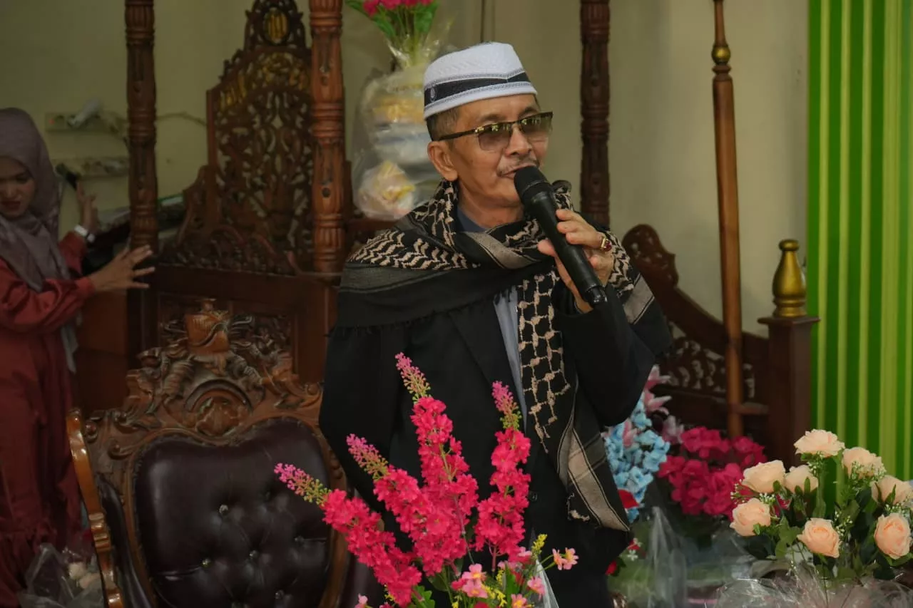 Plh Bupati Inhil Hadiri Maulid Nabi di Masjid Ar-Rahman Keritang