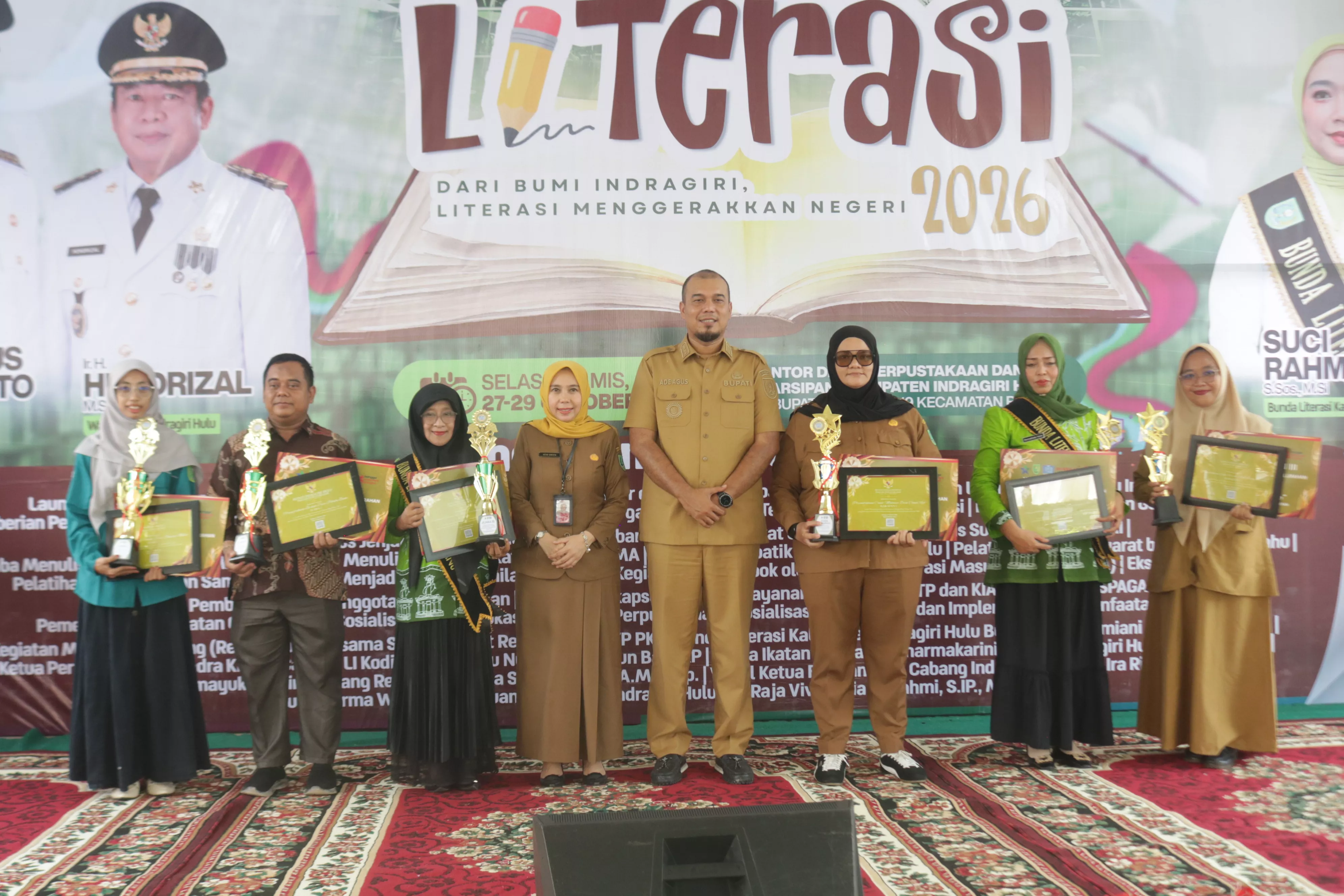 Festival Literasi Inhu 2026 Ajak Warga Menulis Surat Tangan lewat Kantor Pos