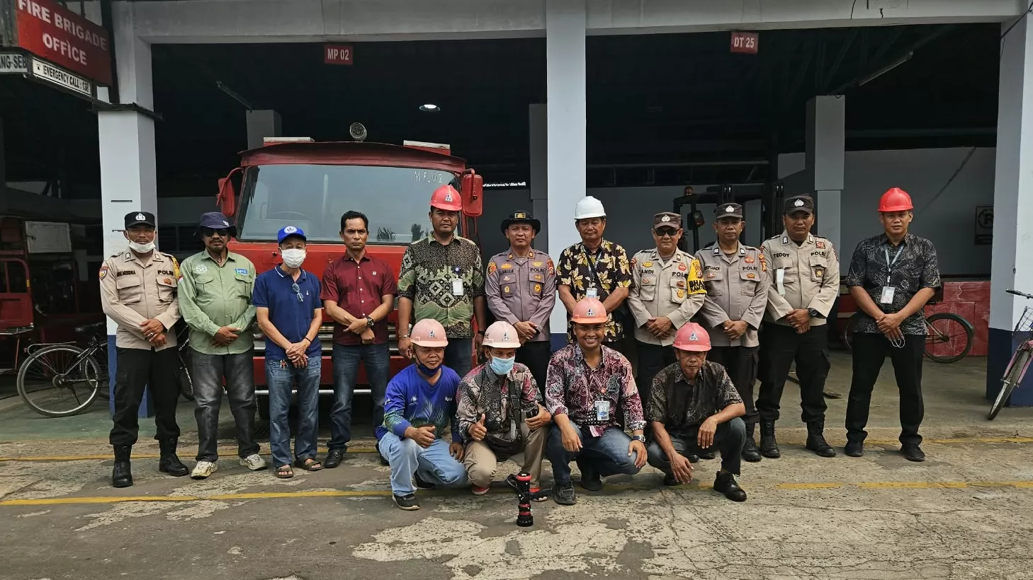 Polsek Tanah Merah Cek Embung dan Peralatan Karhutla