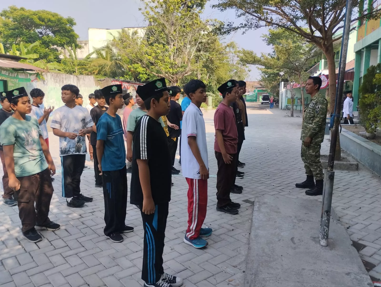 MTS Hasan Bisri Dibelai PBB dan Wasbang