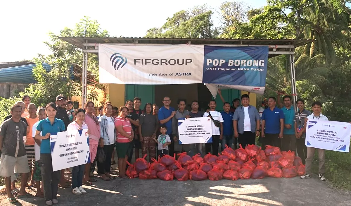 FIFGROUP Salurkan 1.200 Paket Sembako untuk Korban Gempa NTT