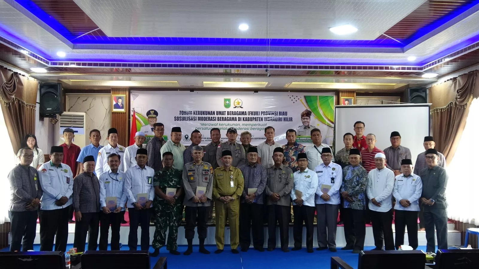 Sosialisasi Moderasi Beragama di Inhil Perkuat Toleransi Masyarakat Heterogen
