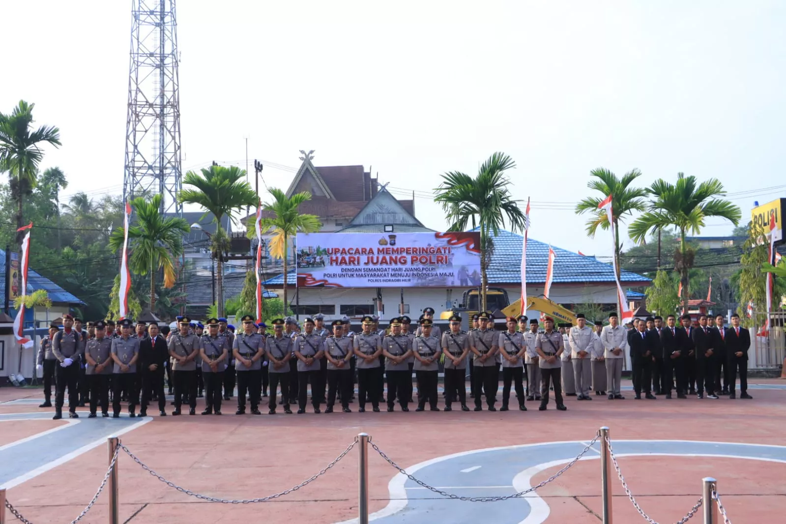 Polres Inhil Gelar Upacara Hari Juang Polri 2026, Teguhkan Semangat Pengabdian dan Nilai Perjuangan