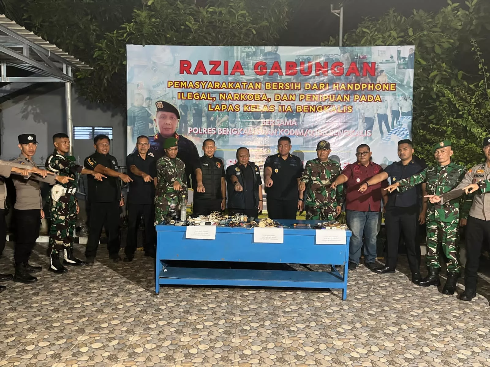 Petugas Lapas Bengkalis Sita 29 HP Saat Razia