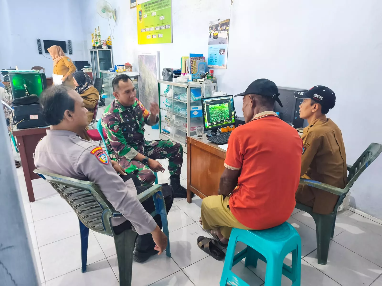 Kopda Duwi Wicaksono Perkuat Sinergitas di Desa Janti