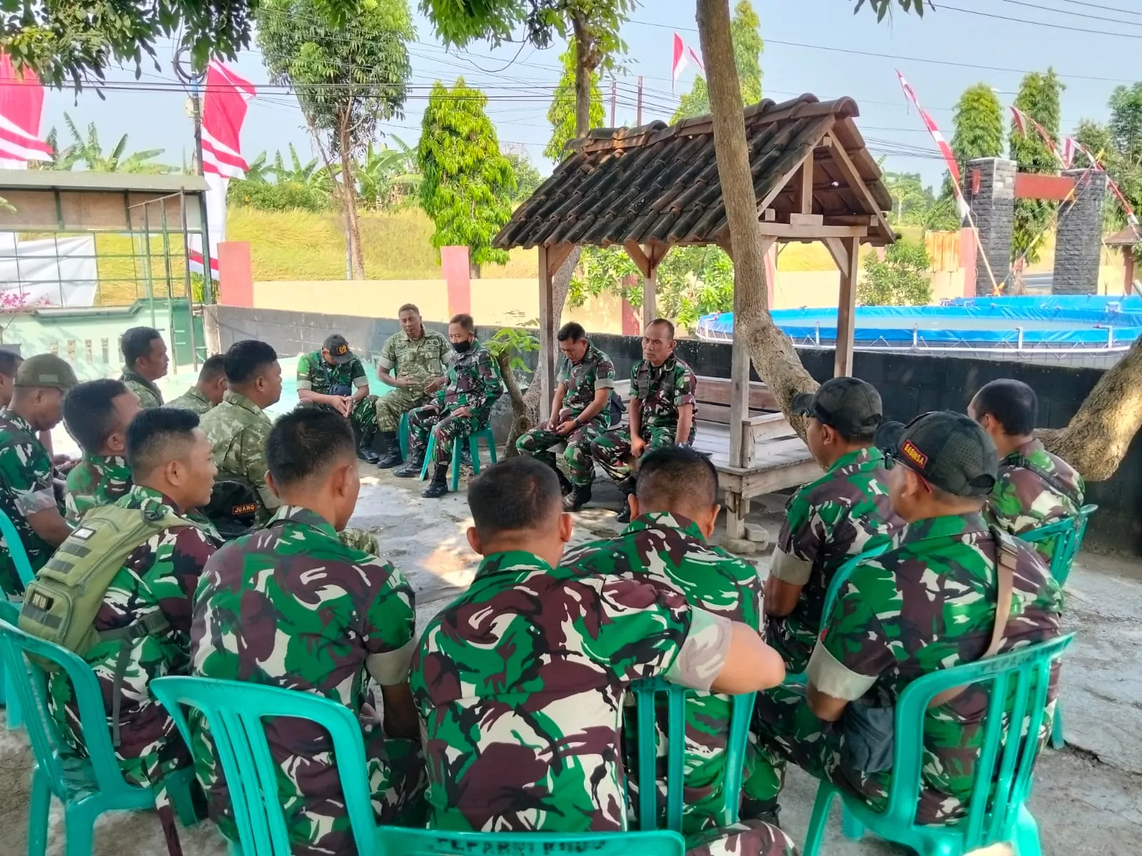 Danramil Kudu Beri Pengarahan Anggota 