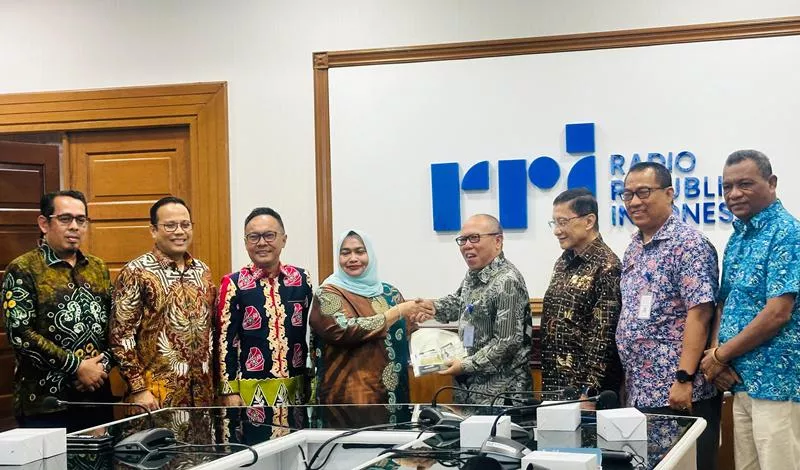Dukung RRI Jangkau Wilayah 3T, Pemkab Bengkalis Hibahkan Aset