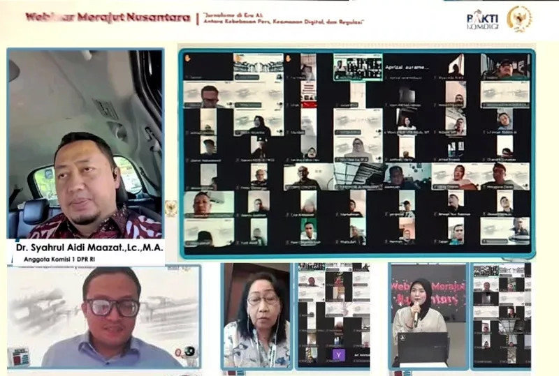 Webinar Merajut Nusantara Bahas Jurnalisme di Tengah Perkembangan AI