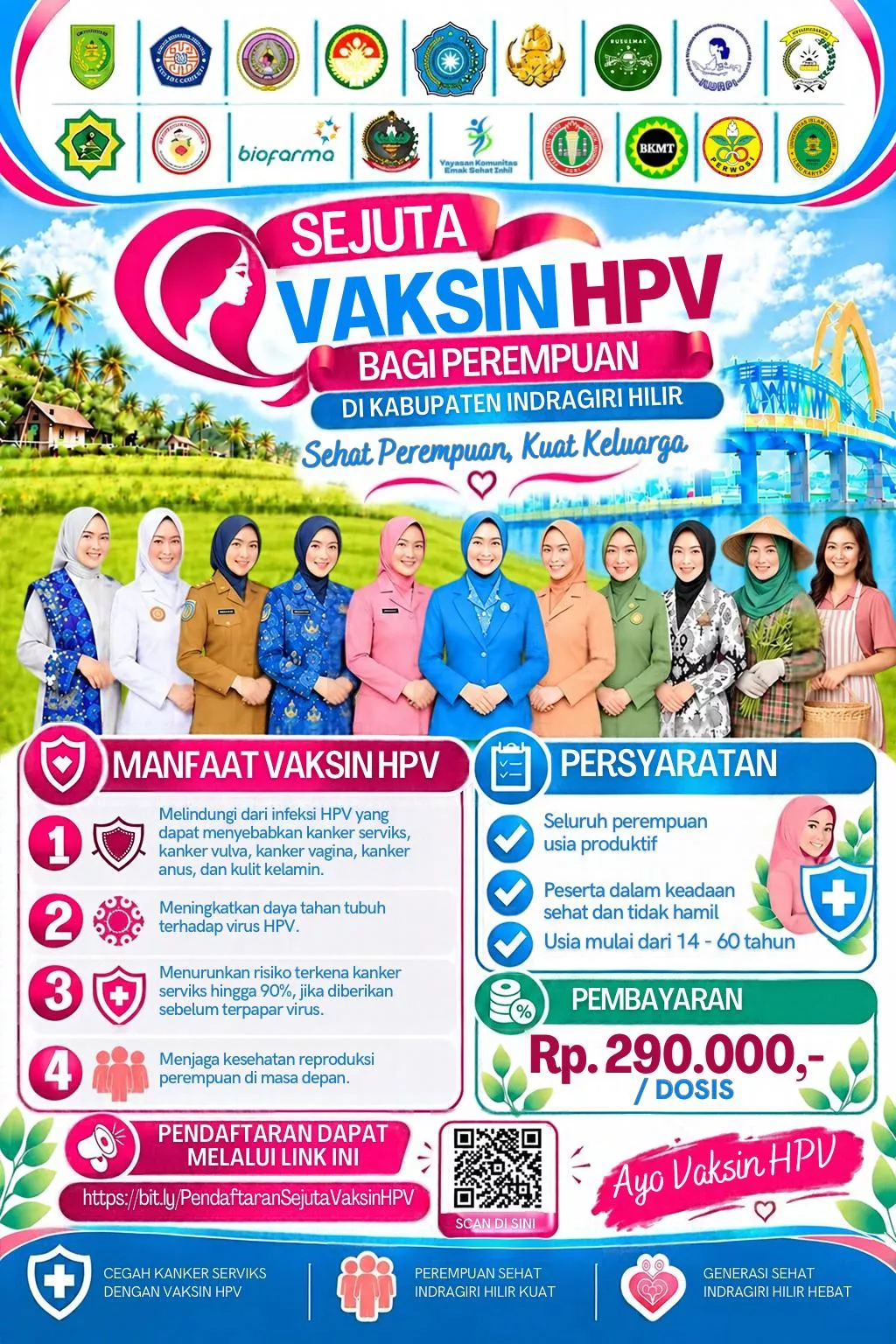 Puskesmas Kuala Enok Sosialisasikan Vaksin HPV Cegah Kanker Serviks