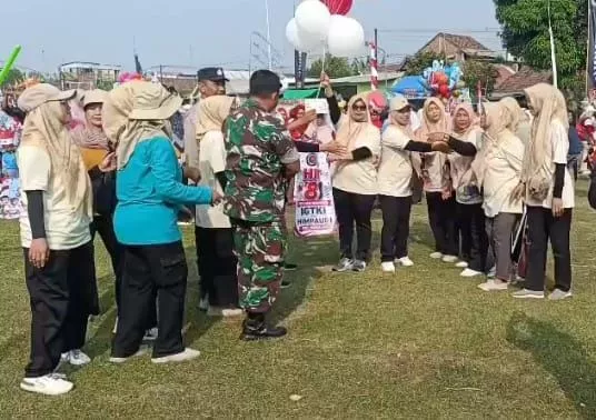 Serda Ahmad Sukseskan Jalan Sehat Kreatif TK dan PAUD
