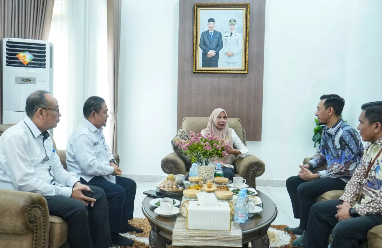 Wabup Inhil dan PT Taspen Perkuat Sinergi Pelayanan ASN
