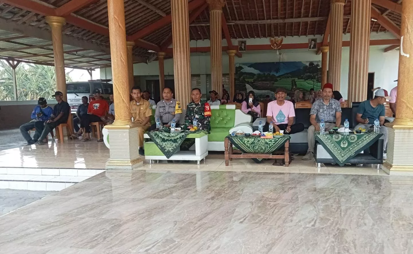 Babinsa Koramil Gudo Pererat Sinergitas dengan Muspika Jombang
