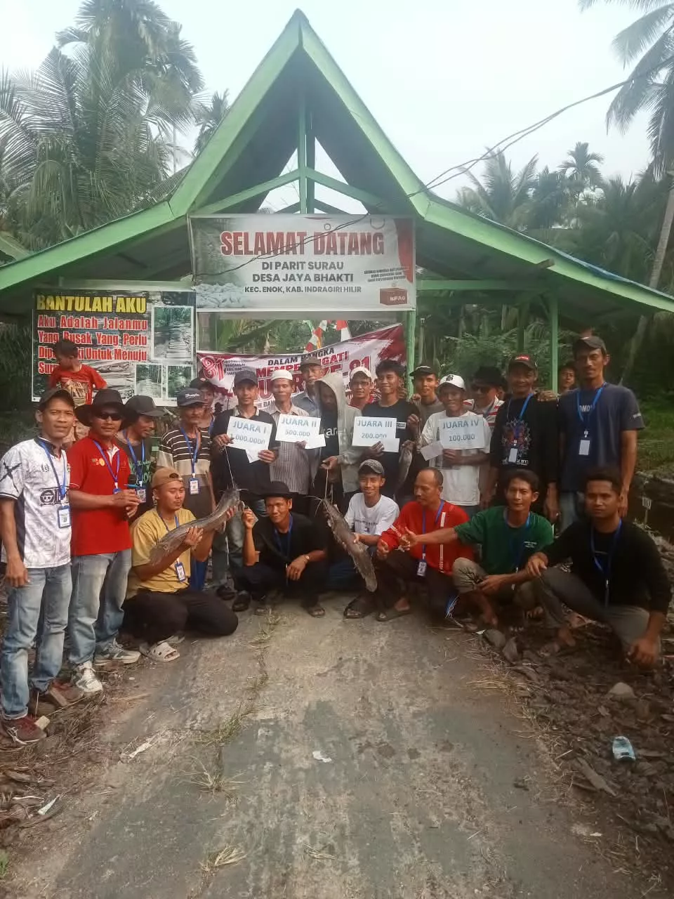 Lomba Mancing Parit Surau Diikuti 200 Peserta, Pererat Silaturahmi Penghobi