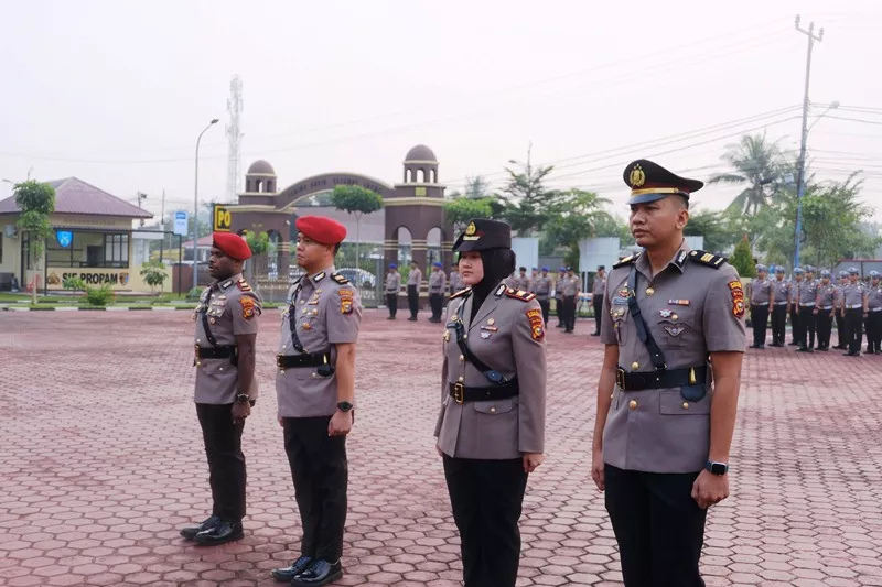 Kapolres Bengkalis Pimpin Sertijab Kasat Reskrim dan Kasat Lantas