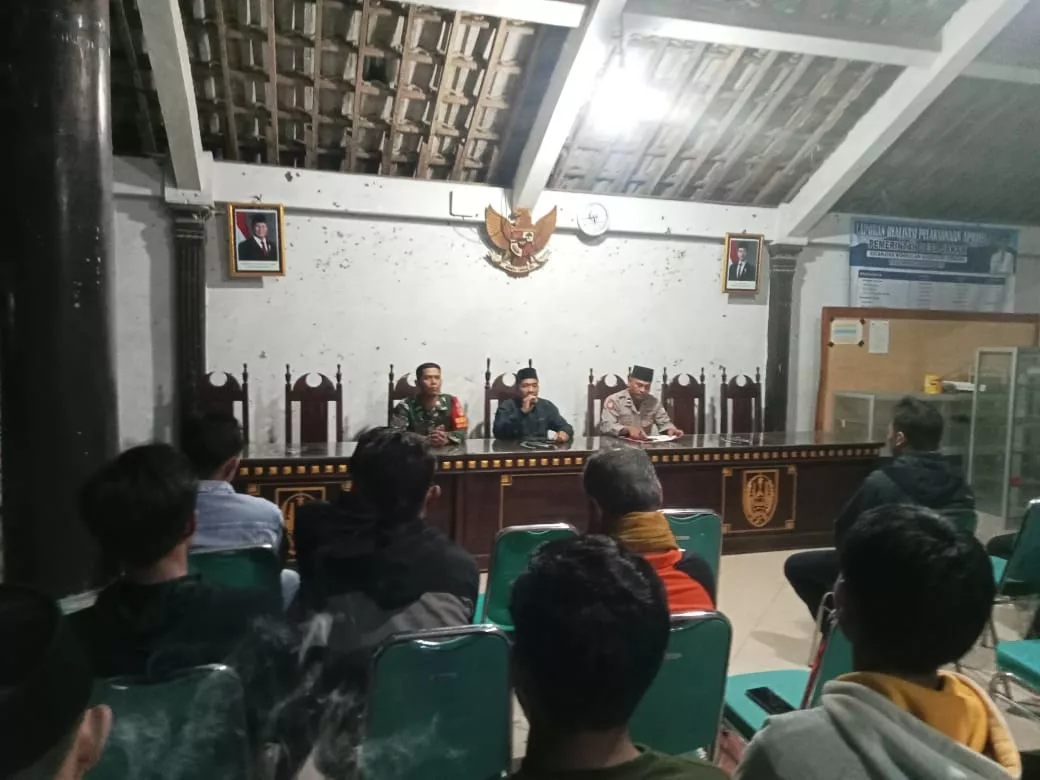 Babinsa Koramil Mojowarno Hadiri Rakor Penyusunan RKPDesa Jarak