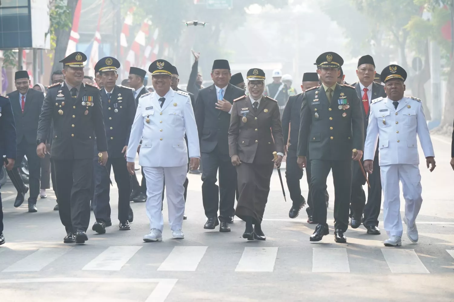 Dandim 0814/Jombang Hadiri Upacara Peringatan HUT ke-81 Republik Indonesia 