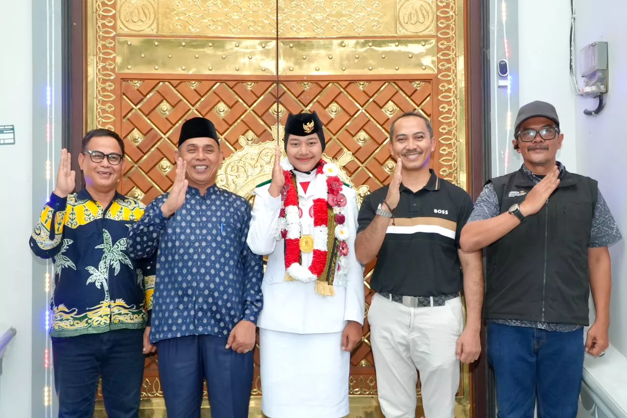 Paskibraka Nasional Asal Inhil Disambut Haru, Bupati Pesan Jadi Inspirasi Pemuda