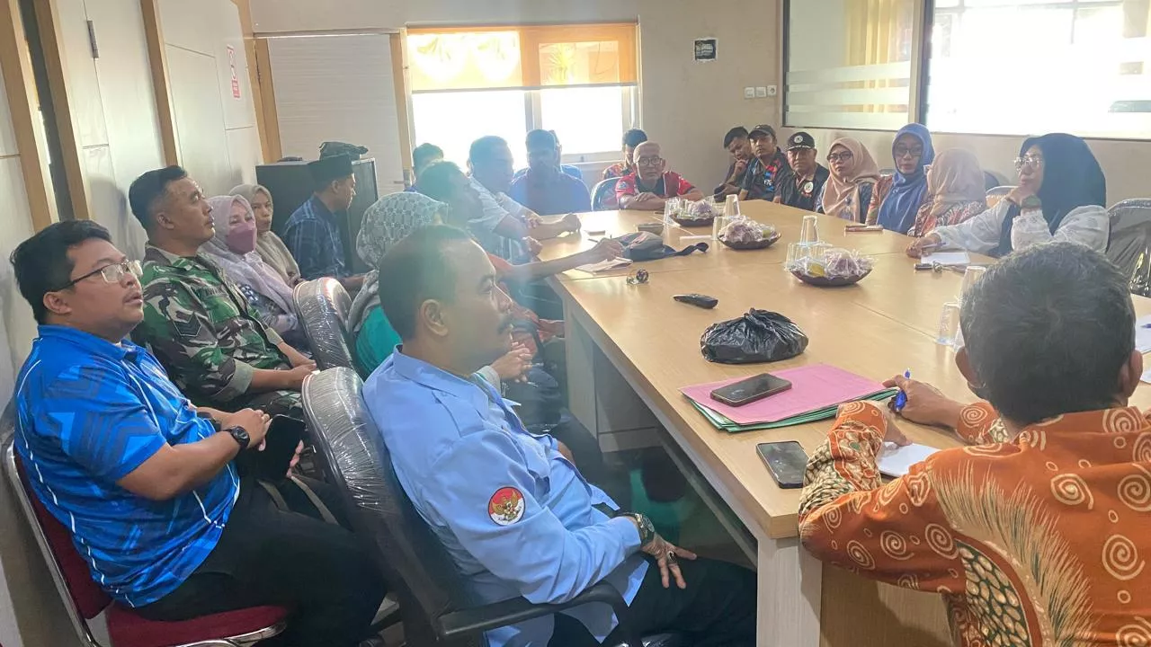 Koramil Ngoro Ikuti Rakor Pawai Budaya Tingkat TK, SD, SMP dan SMA