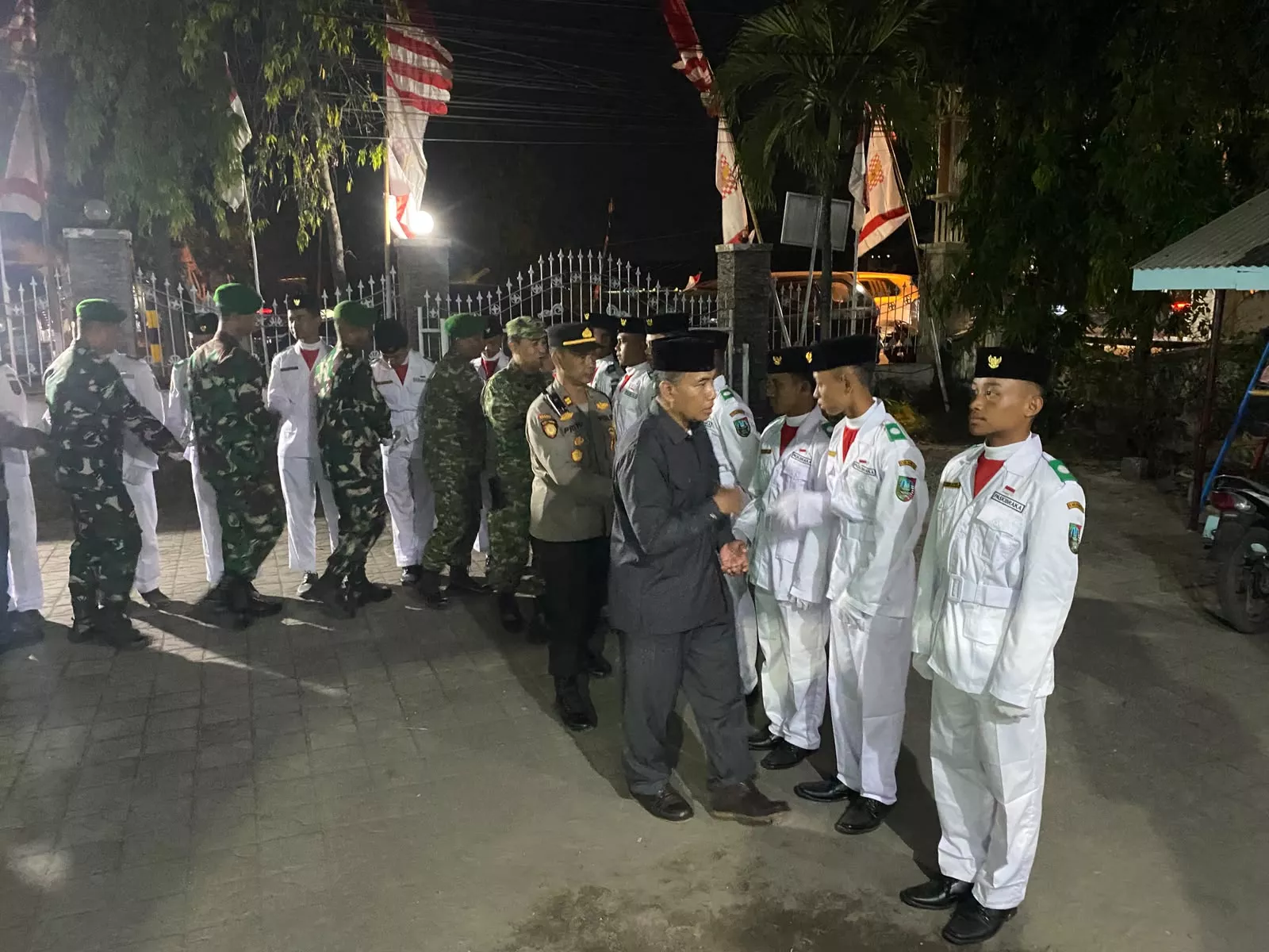 Danramil Perak Hadiri Pengukuhan Paskibraka