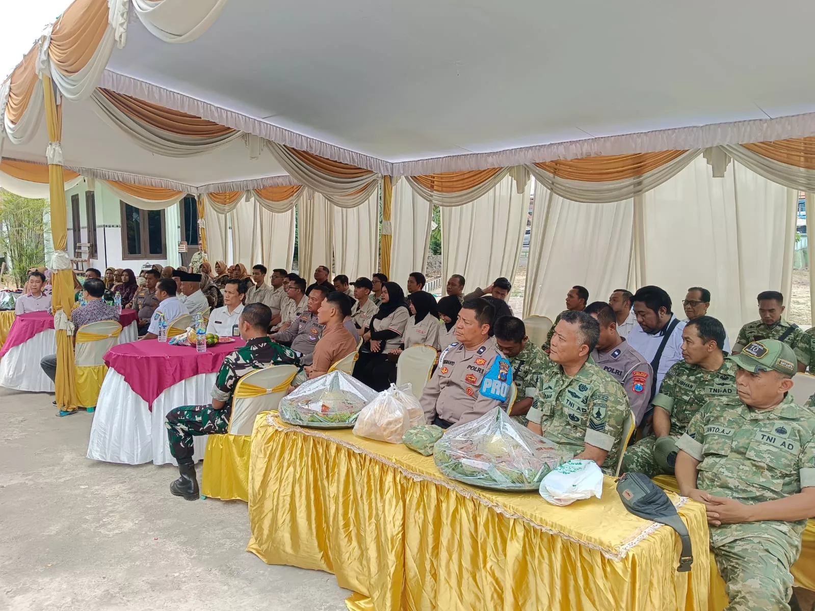 Koramil Mojoagung Gelar Tasyakuran HUT TNI ke-81 Bersama Forkopimcam
