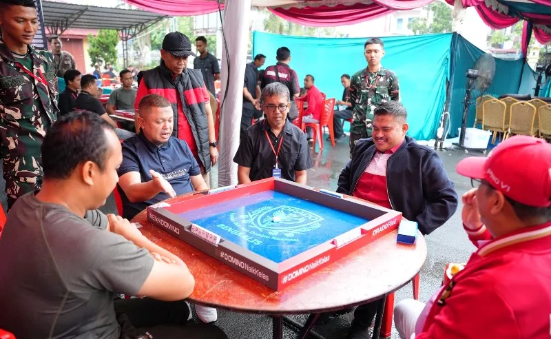 Ketua DPRD Bengkalis Meriahkan Turnamen Domino Orado Piala Panglima TNI