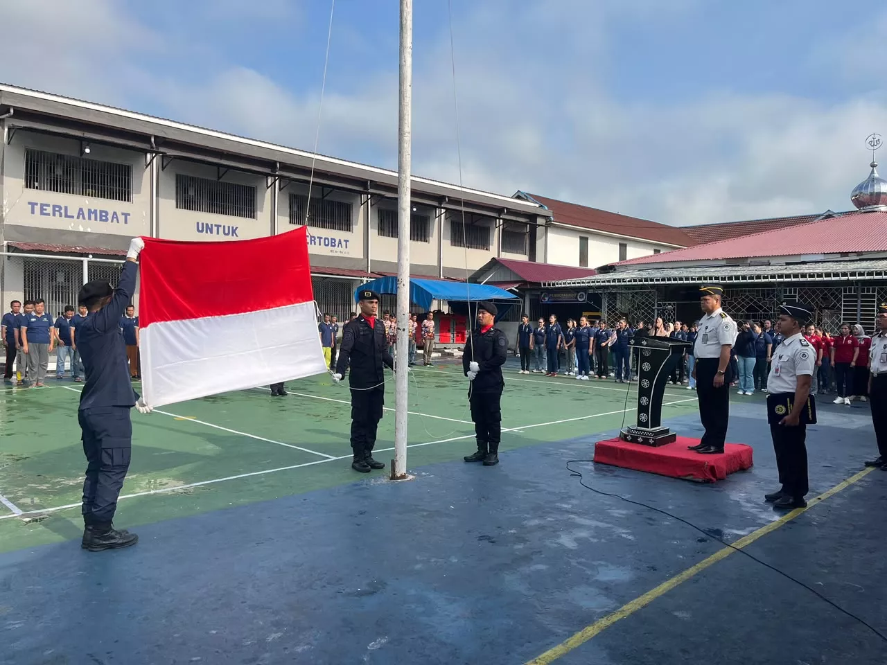 Lapas Bengkalis Gelar Upacara Peringatan Hari Sumpah Pemuda ke-98