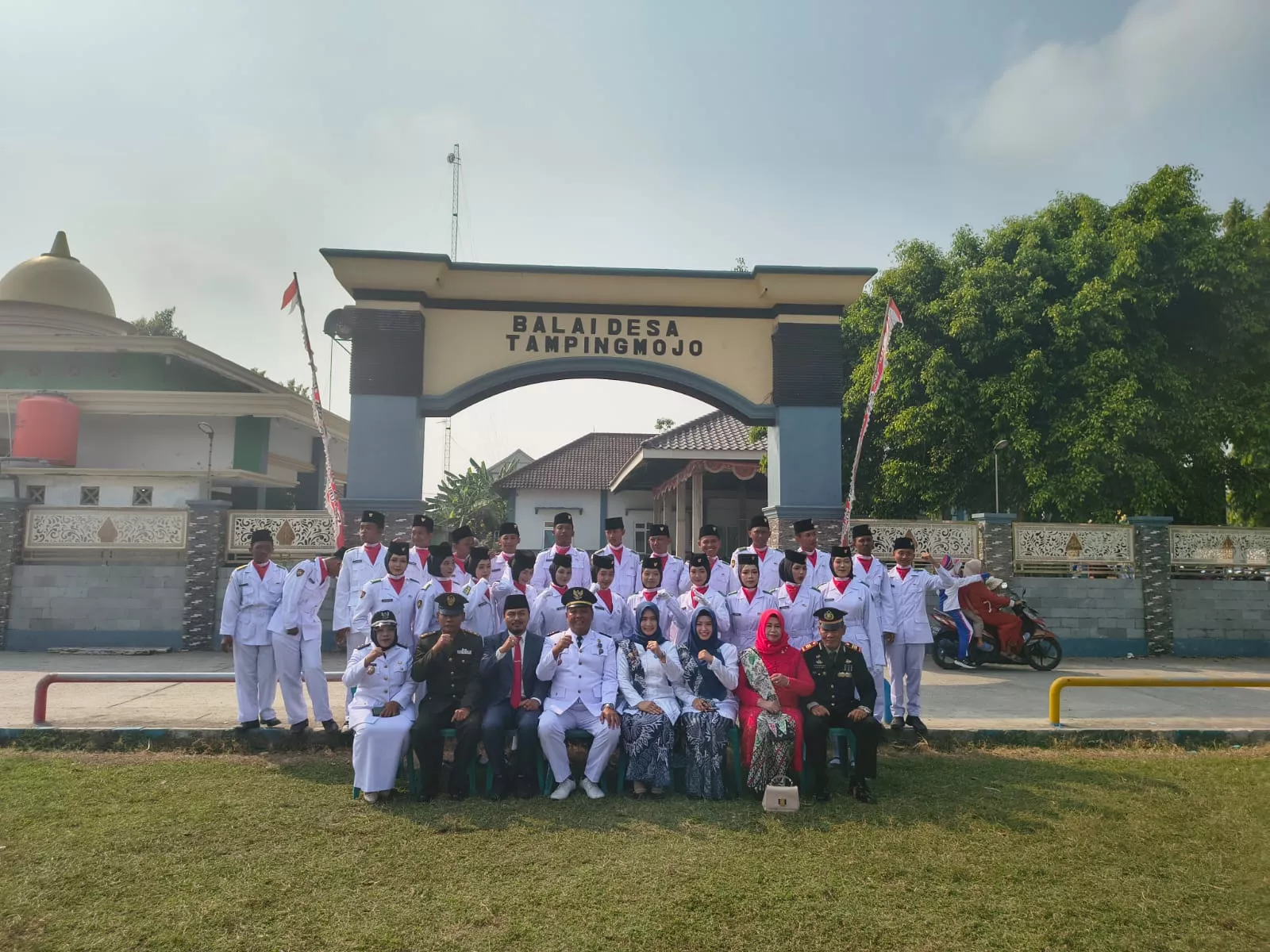 Koramil Tembelang Sukseskan Upacara Peringatan HUT RI