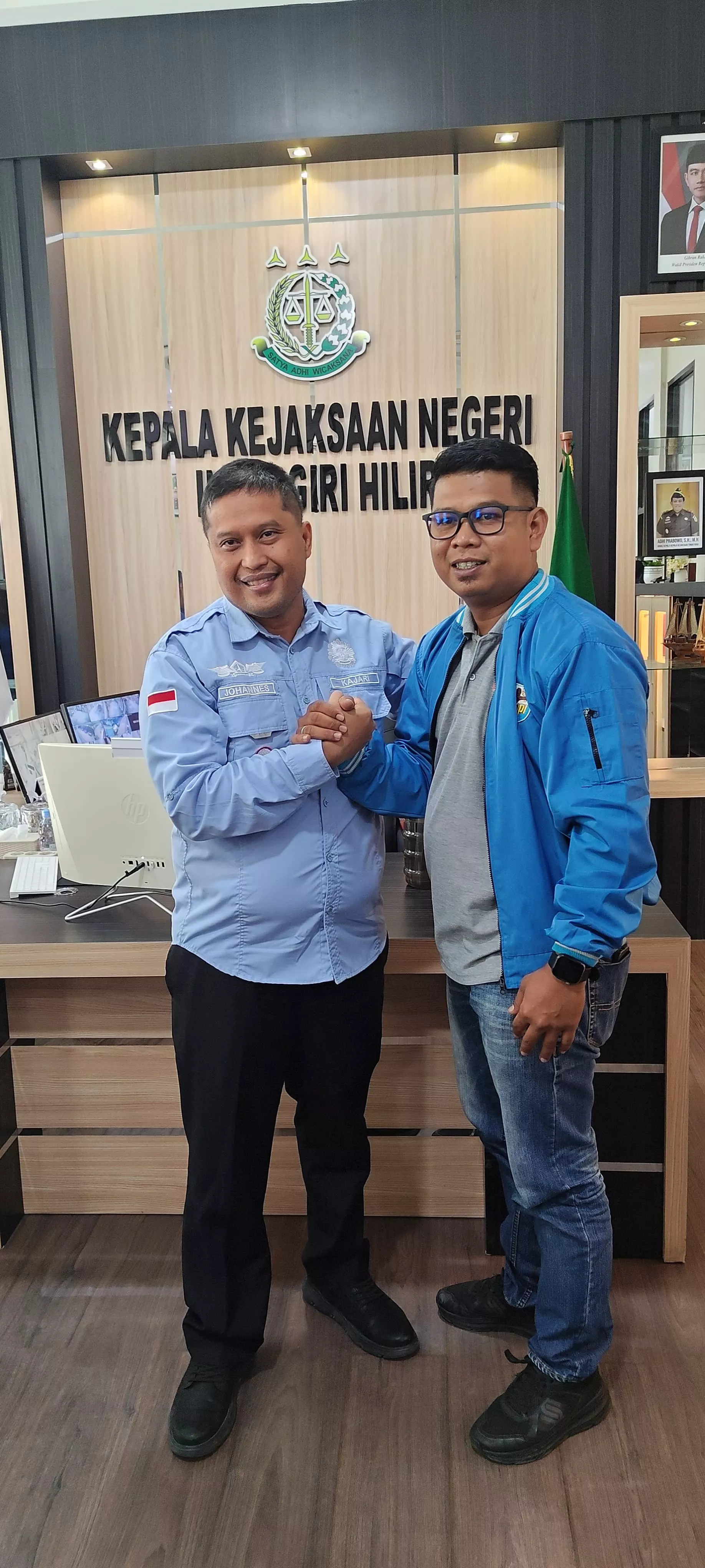 KNPI Inhil Silaturahmi ke Kejaksaan Negeri, Bahas Sinergi Program Hukum