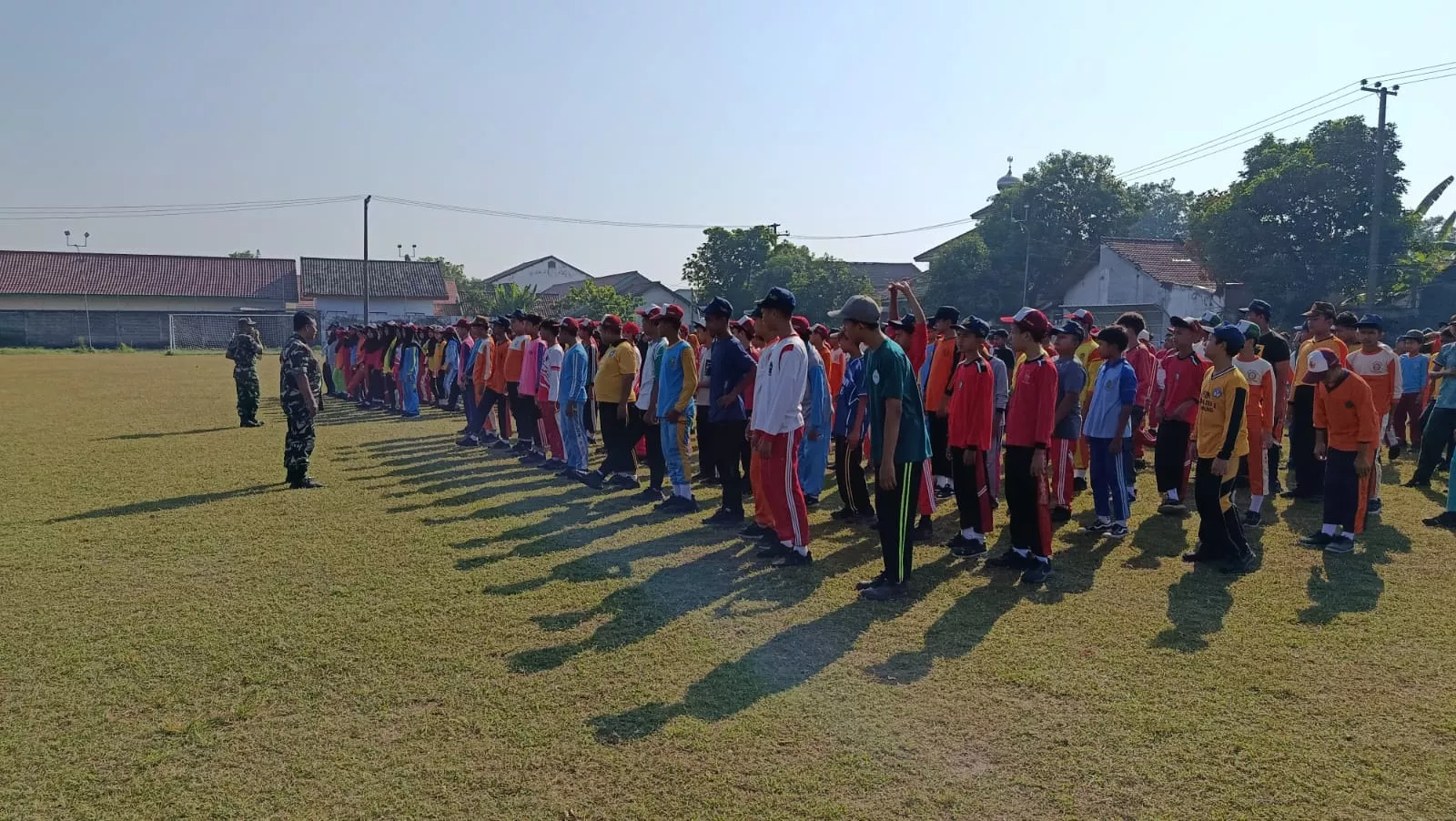 Pelajar SMPN 3 Jombang Dibekali Pelatihan PBB dan Wasbang