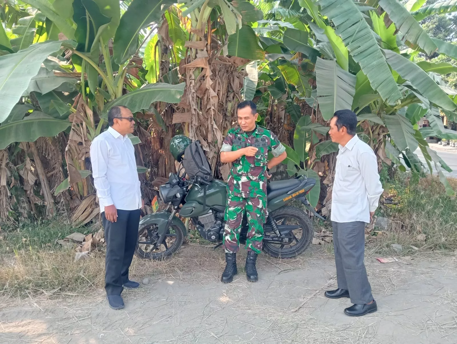 Danramil Perak Perkuat Sinergitas dengan Perangkat Desa Cangkringrandu