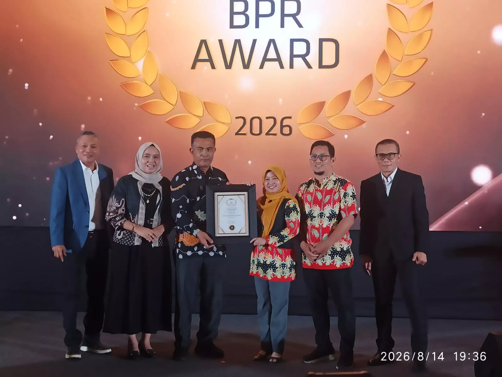 BPR Gemilang Inhil Raih Infobank Award 2026 dengan Predikat Sangat Bagus