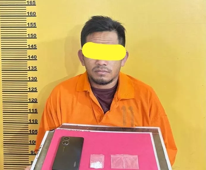 Residivis Narkoba di Inhu Kembali Ditangkap, Sabu 2,15 Gram Diamankan
