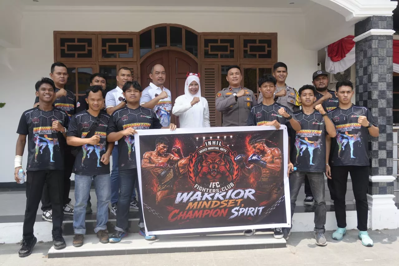 Wakil Bupati Inhil Lepas Atlet Muay Thai untuk Begaduh Championship Vol. 3