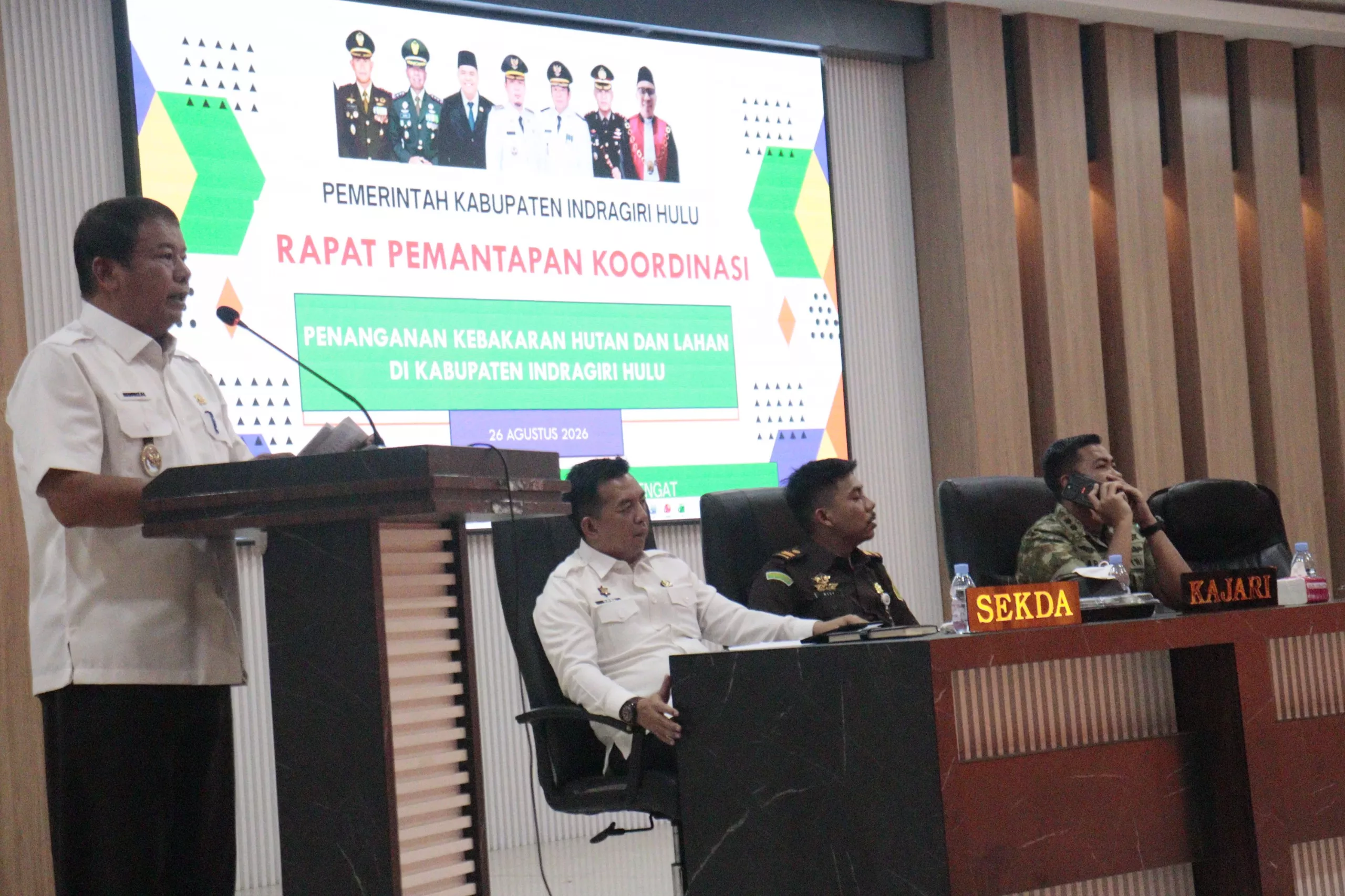 Pemkab Inhu Perkuat Koordinasi Lintas Sektor Antisipasi Karhutla 2026