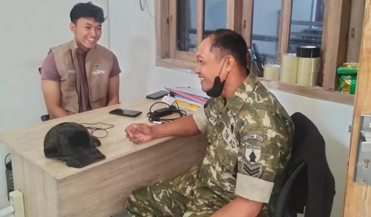 Babinsa Koramil Kudu Lakukan Anjangsana di Desa Sumberteguh