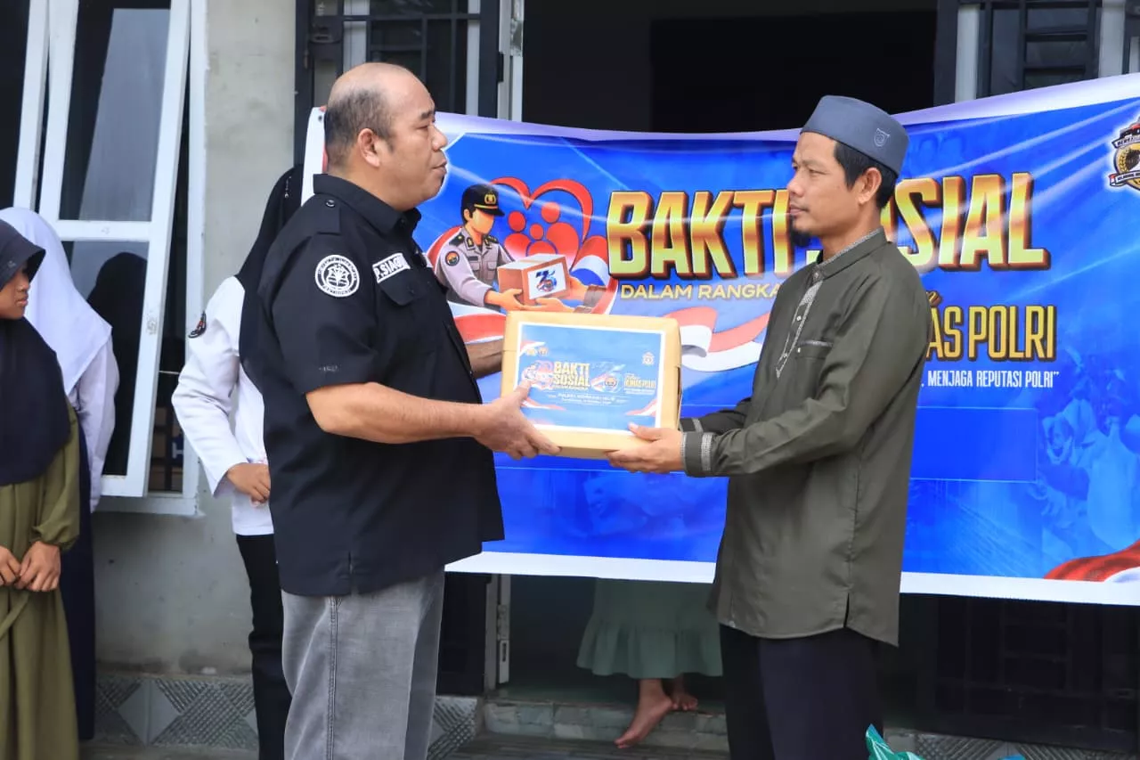 Polres Inhil Gelar Bakti Sosial di Panti Asuhan Muhammadiyah