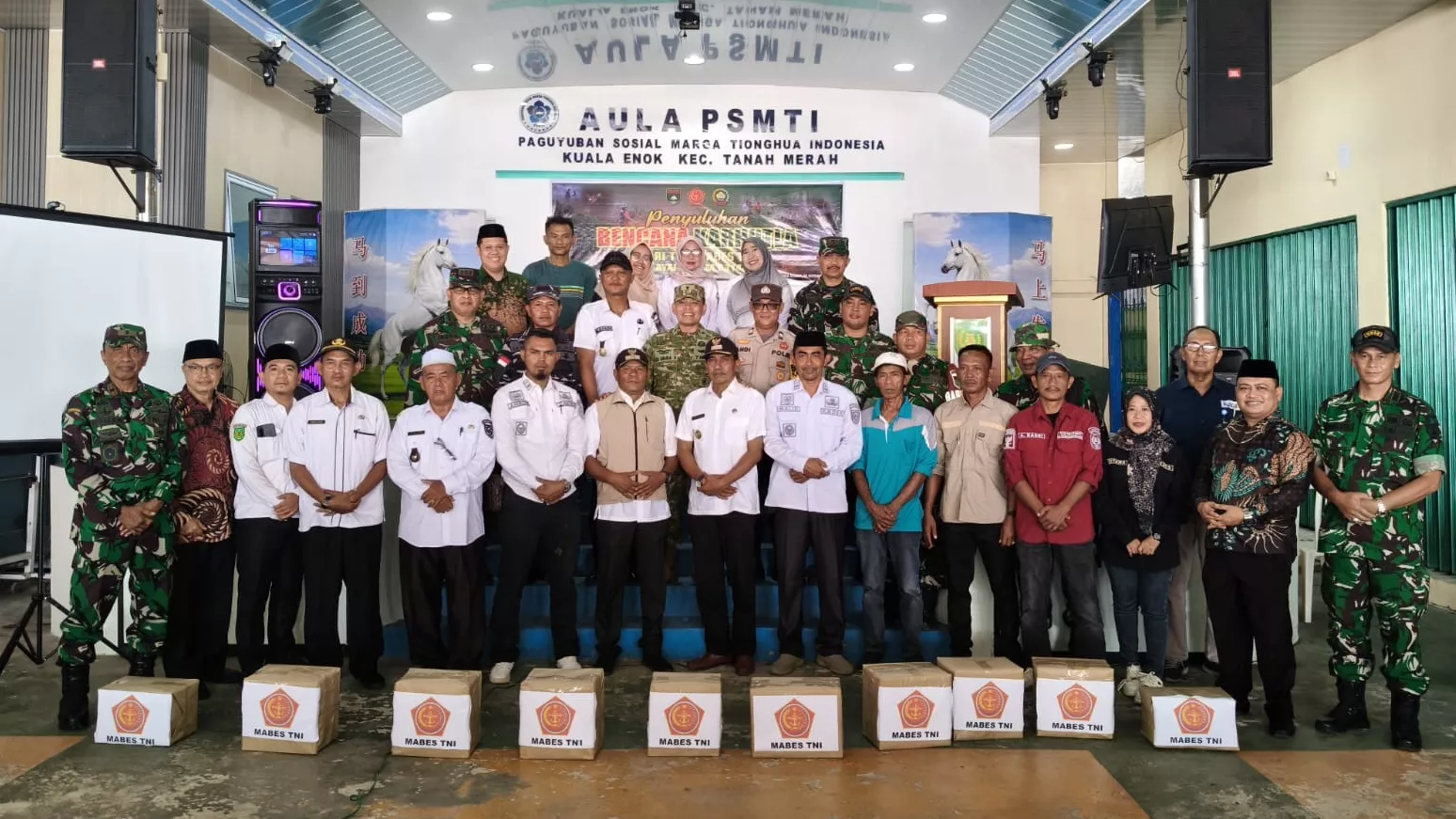 Tim Mabes TNI Sosialisasi Pencegahan Karhutla di Tanah Merah
