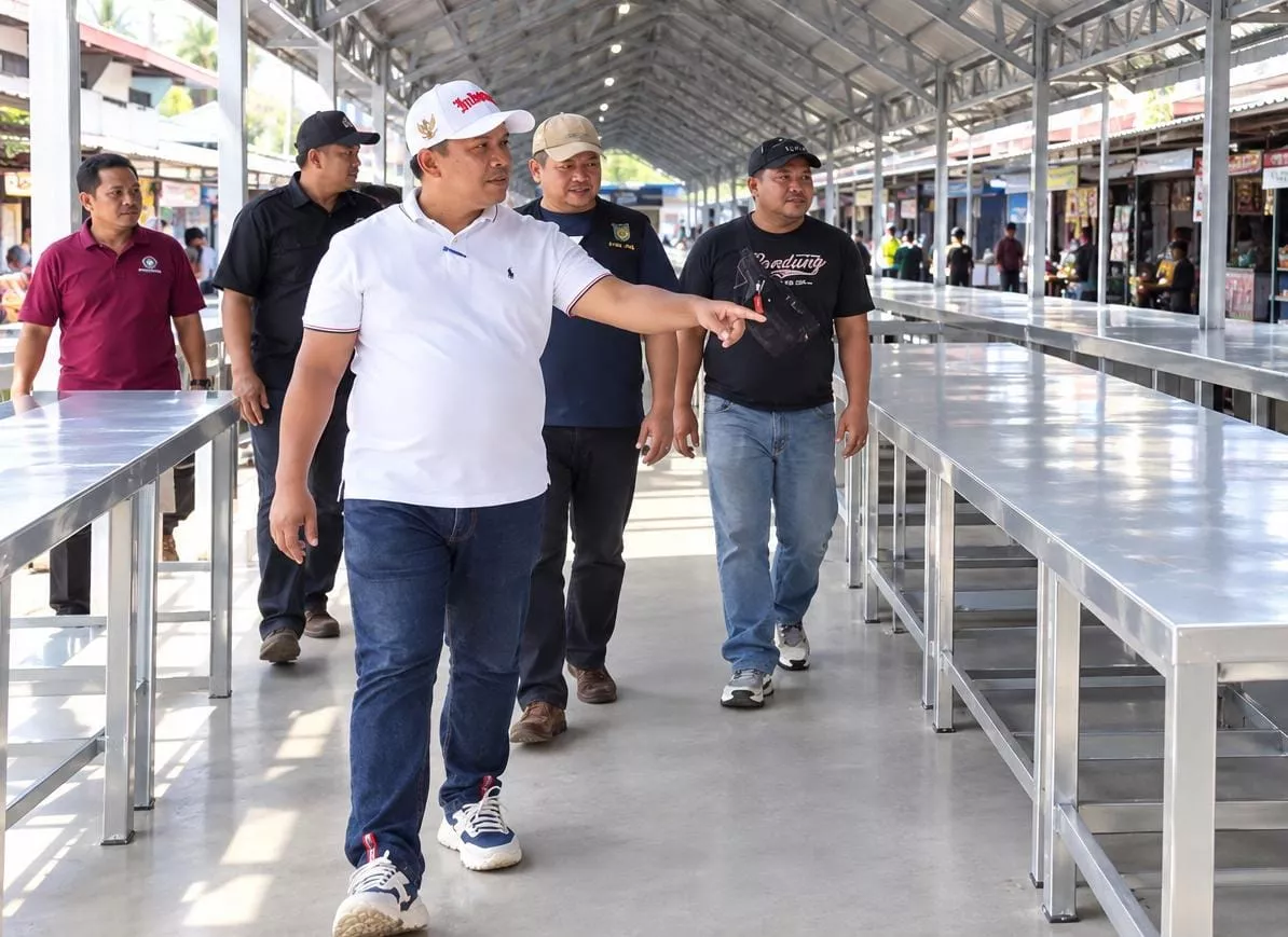 DKUPP Inhil Larang Keras Jual Beli Lapak Pasar Rakyat