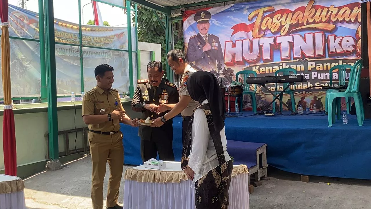 Koramil Kabuh Gelar Tasyakuran HUT TNI ke-81